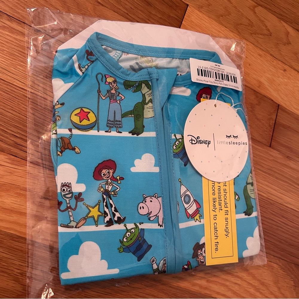 Disney Little Sleepies Toy Story 6-12 Month Zippy